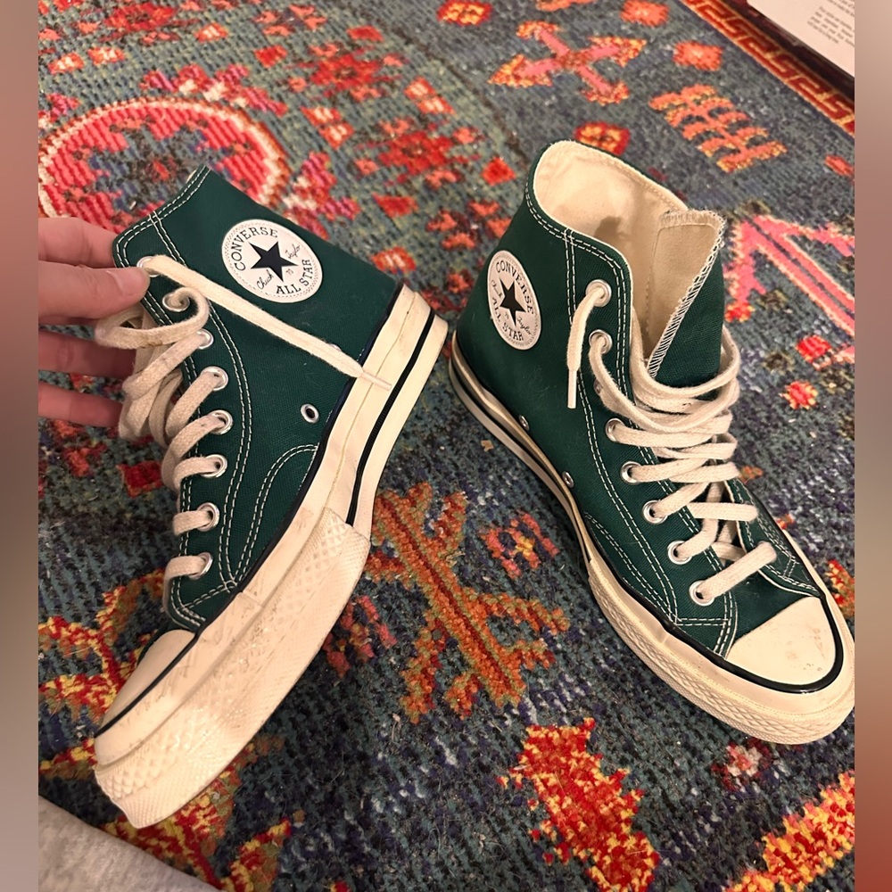 Green Envy Chuck Taylor converse women’s 9.5 (men’s 7.5)